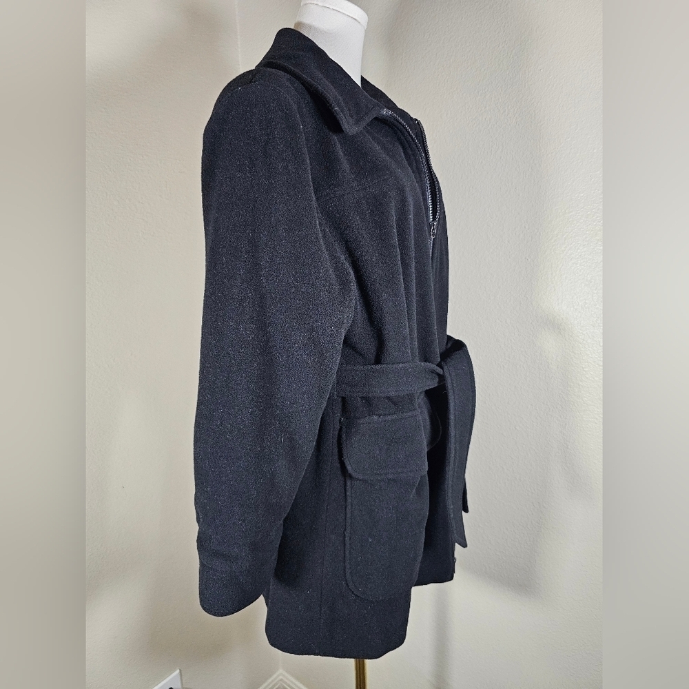 Talbots Petites Wool Cashmere Blend Winter Coat Size Medium - Picture 5 of 15